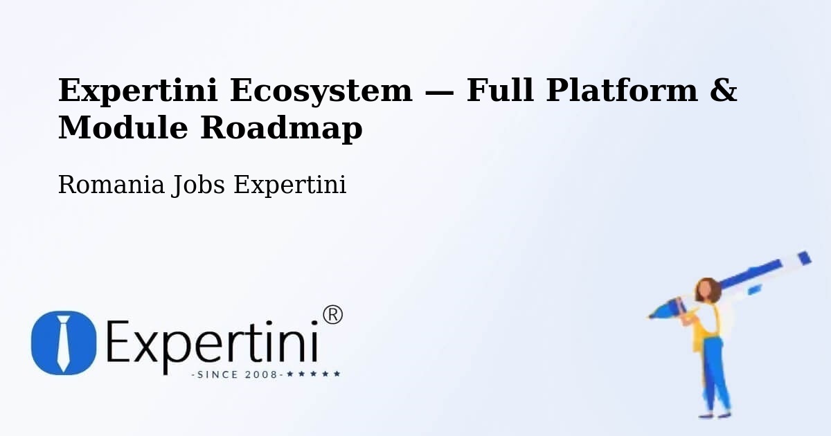 Expertini Ecosystem — Full Platform & Module Roadmap – Șaeș